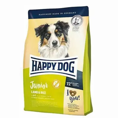 HAPPY DOG JUNİOR LAMB RİCE KUZULU YAVRU KÖPEK MAMASI 10 KG