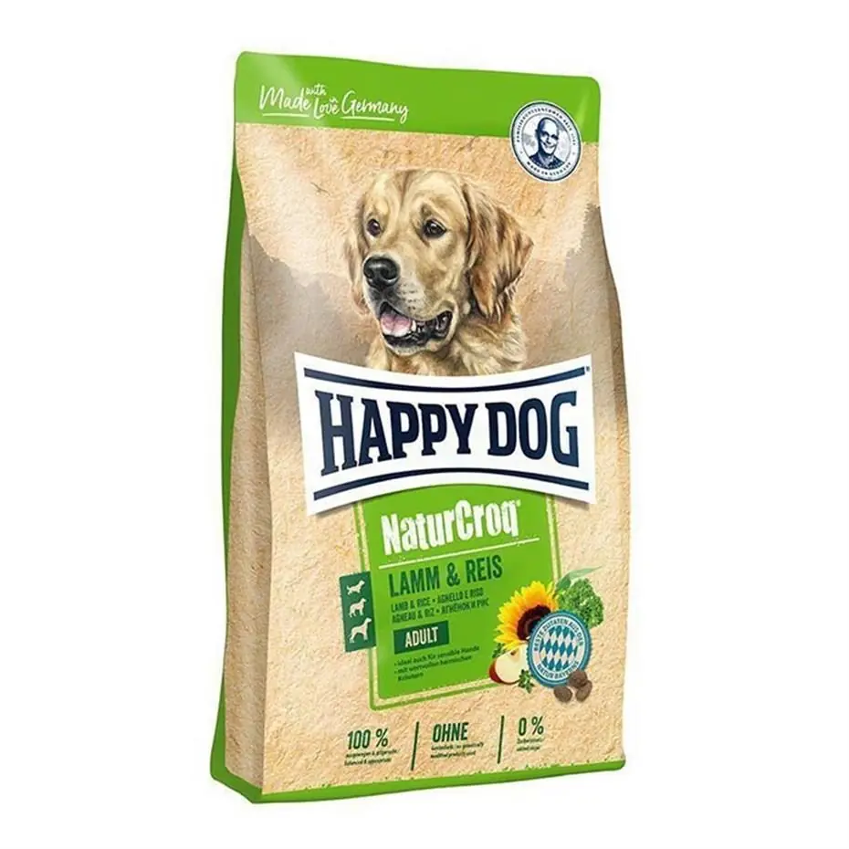 HAPPY DOG NATURCROQ KUZU ETLİ KÖPEK MAMASI 15 KG