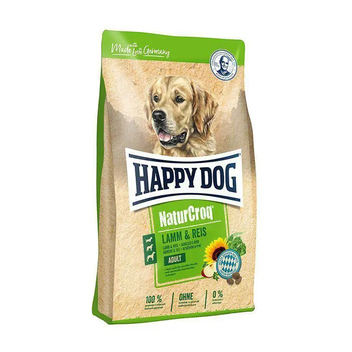 HAPPY DOG NATURCROQ KUZU ETLİ KÖPEK MAMASI 15KG+3KG