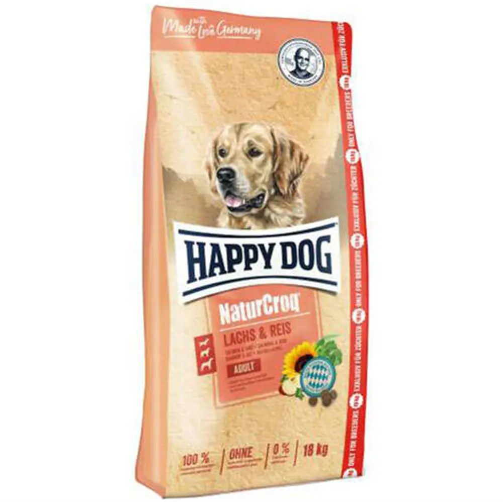 HAPPY DOG NATURCROQ SOMON ETLİ KÖPEK MAMASI 15 KG+3 KG