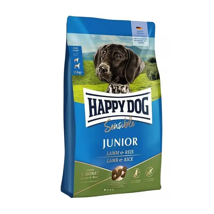 HAPPY DOG SENSİBLE JUNİOR KUZULU YAVRU KÖPEK MAMASI 4 KG