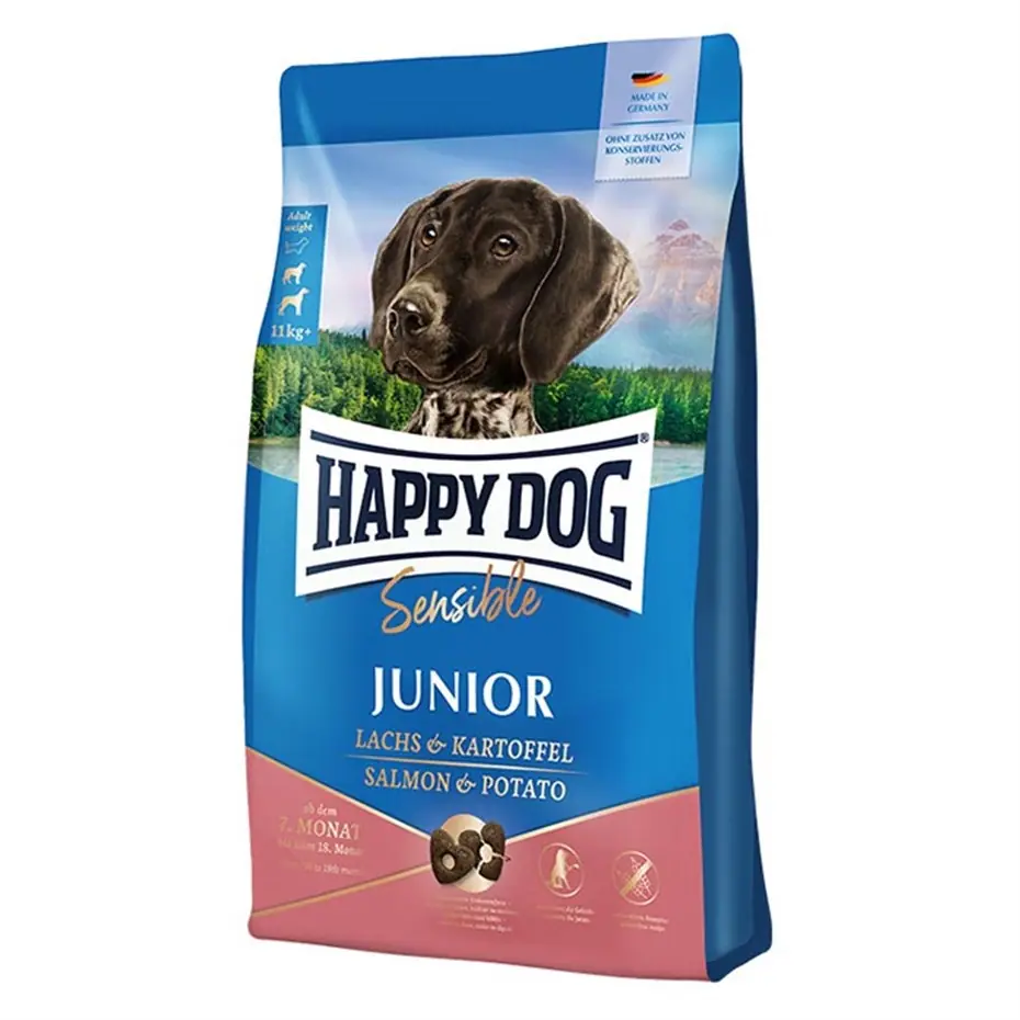 HAPPY DOG SENSİBLE JUNİOR SOMON VE PATATESLİ YAVRU KÖPEK MAMASI 10KG