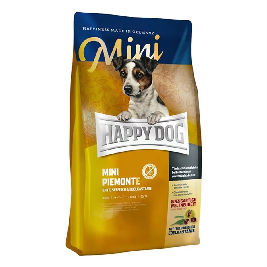 HAPPY DOG TAM TAHILSIZ MİNİ PİEMONTE KÖPEK MAMASI 4 KG