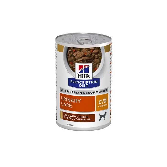 HİLLS PRESCRİPTİON DİET C/D MULTİCARE TAVUKLU KÖPEK KONSERVESİ 354GR
