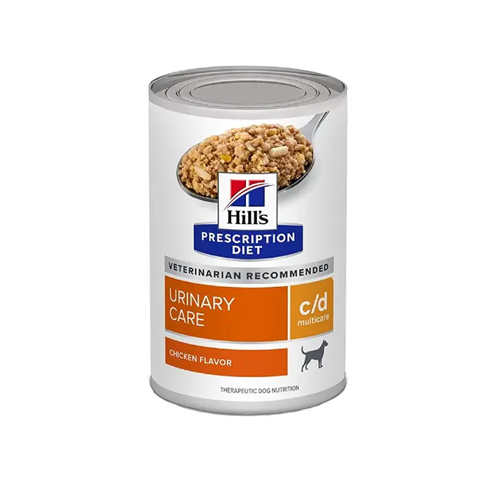 HİLLS PRESCRİPTİON DİET URİNARY CARE C/D MULTİCARE TAVUKLU KÖPEK KONSERVESİ 370GR