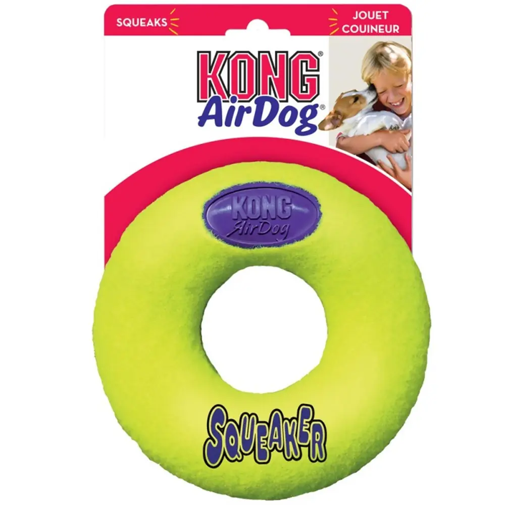 KONG AİR SQ SESLİ DONUT KÖPEK OYUNCAK LARGE 17CM