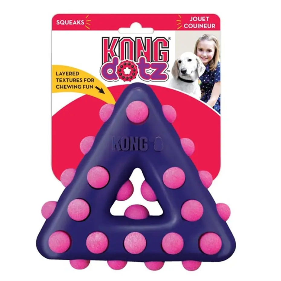 KONG DOTZ ÜÇGEN KÖPEK OYUNCAĞI SMALL 10CM