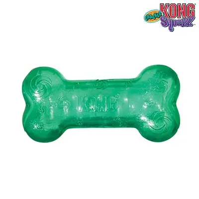 KONG SQUEEZZ HIŞIRTI SESLİ KEMİK KÖPEK OYUNCAĞI LARGE 19 CM