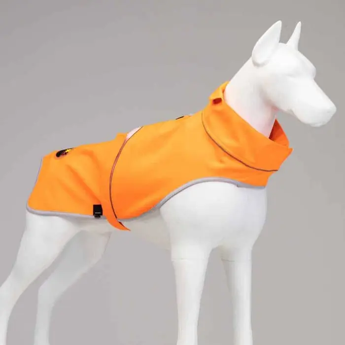 LİNDO SOFTSHELL NEON TURUNCU KÜÇÜK,ORTA VE BÜYÜK IRK KÖPEK YAĞMURLUĞU