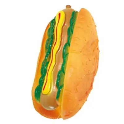 LİON PET SANDVİÇ VİNLY SESLİ KÖPEK OYUNCAĞI 13X6CM