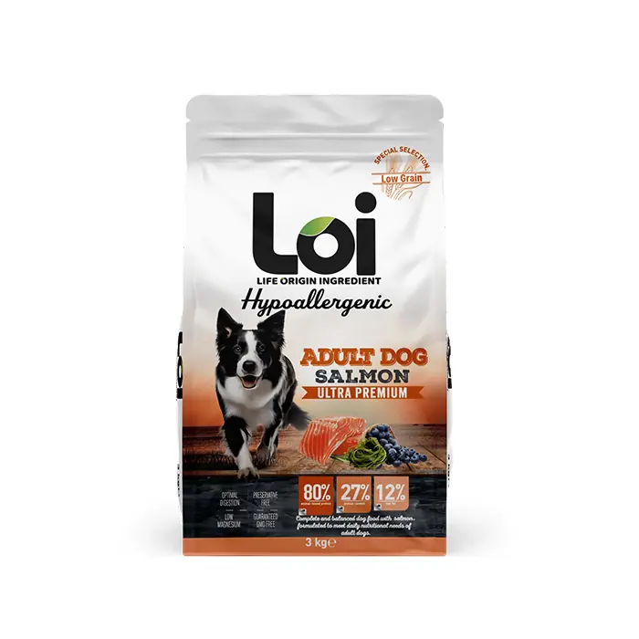 LOİ SOMON BALIKLI MİNİ IRK YETİŞKİN KÖPEK MAMASI 3KG