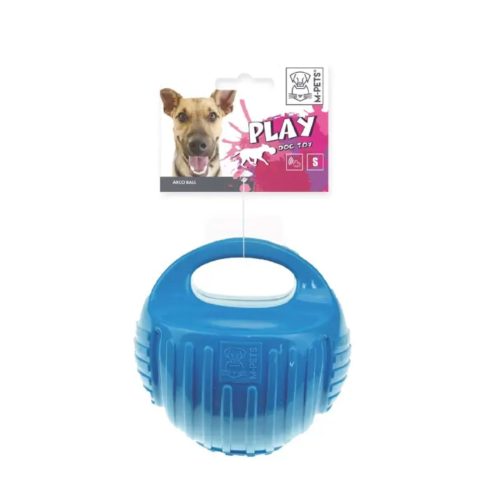 M-PETS ARCO BALL KAUÇUK KÖPEK OYUNCAĞI SMALL MAVİ