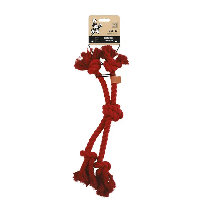 M-PETS COTO RED CROSS ÖRGÜ KÖPEK OYUNCAĞI 60CM