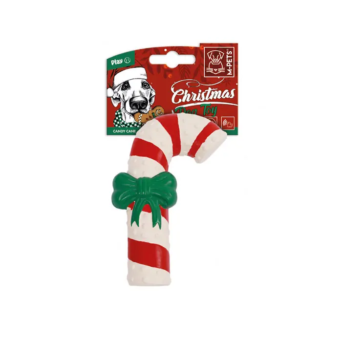 M-PETS CHRİSTMAS CANDY CANE KÖPEK OYUNCAĞI