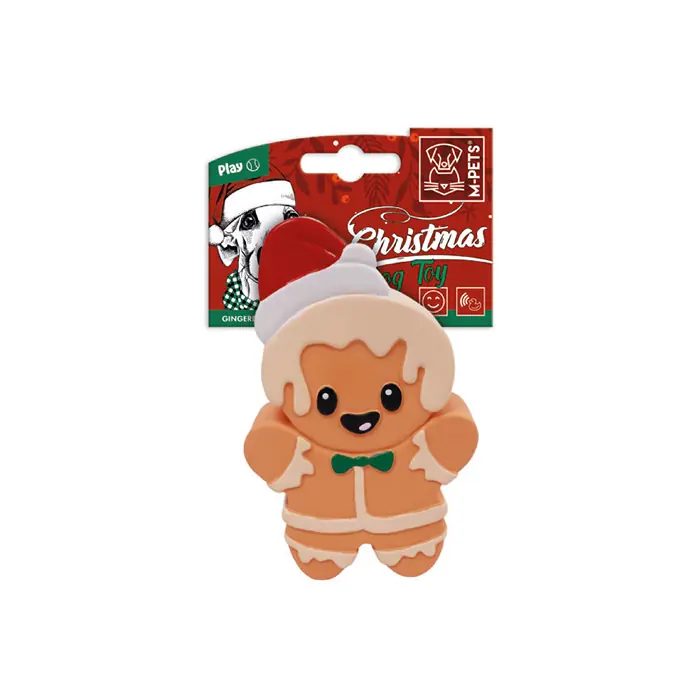 M-PETS CHRİSTMAS GİNGERBREAD MAN KÖPEK OYUNCAĞI
