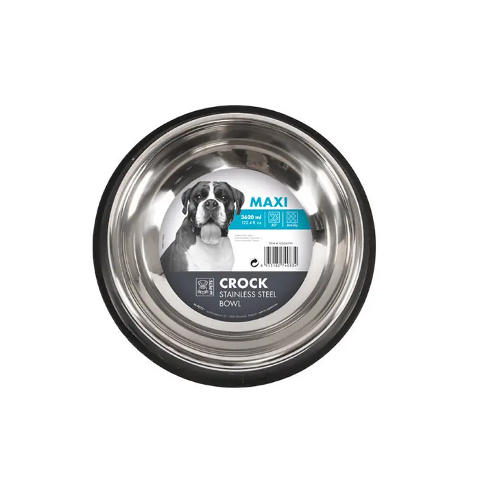 M-PETS CROCK PASLANMAZ ÇELİK KÖPEK MAMA KABI MAXİ