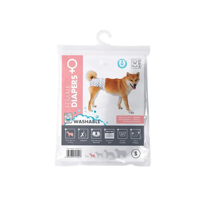 M-PETS DİŞİ KÖPEKLER İÇİN YIKANABİLİR KÜLOT SMALL