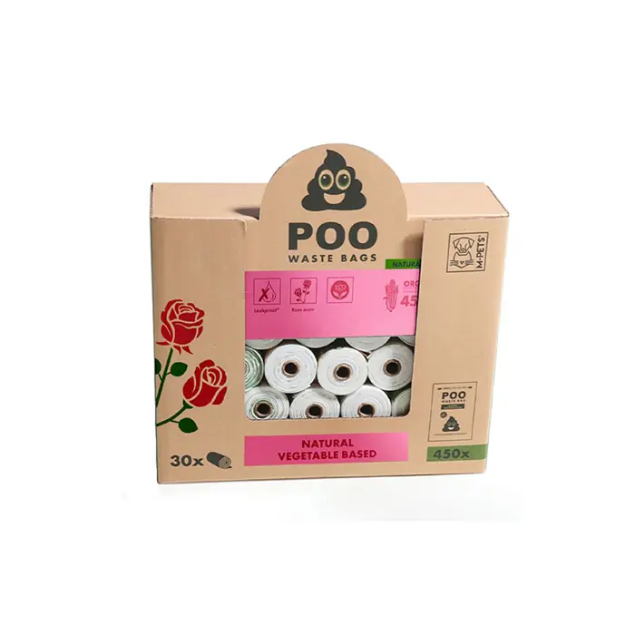 M-PETS NATURAL GÜL KOKULU DIŞKI TOPLAMA POŞETİ 15 YAPRAK 30LU PAKET