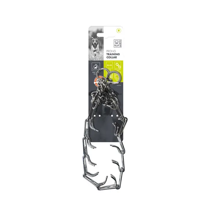 M-PETS PRONG TRAİNİNG ZİNCİRLİ EĞİTİM TASMASI 50CM MEDİUM