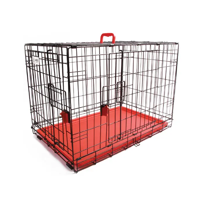 M-PETS VOYAGER İKİ KAPILI XLARGE KÖPEK KAFESİ KIRMIZI 106X71X76CM