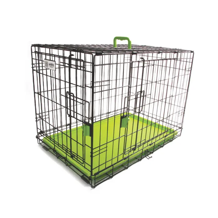 M-PETS VOYAGER İKİ KAPILI XLARGE KÖPEK KAFESİ YEŞİL 106X71X76CM