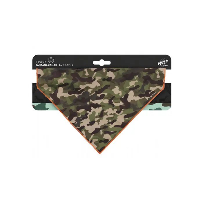M-PETS WİLD JUNGLE KÖPEK BANDANA LARGE