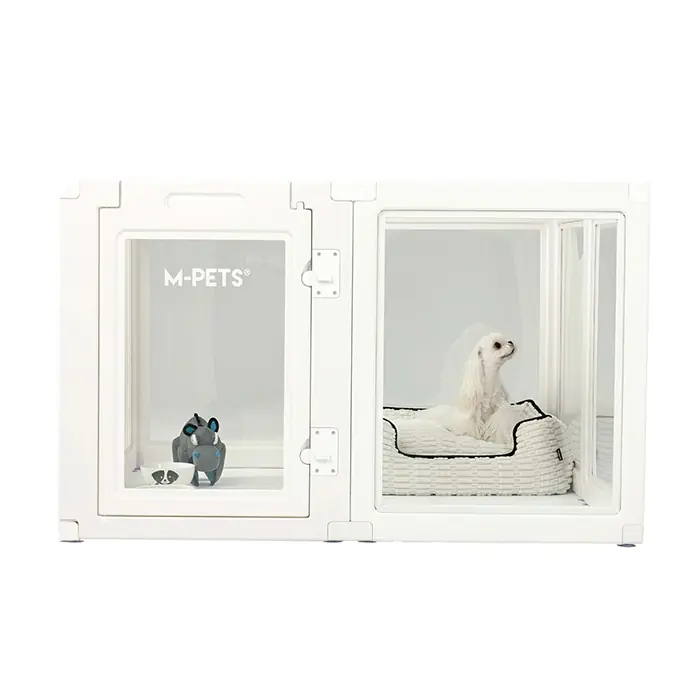 M-PETS BLANCHE KÖPEK OYUN ÇİTİ 8 PANEL LARGE BEYAZ