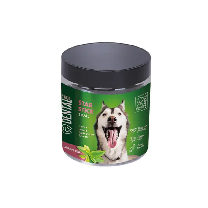 M-PETS DENTAL YEŞİL ÇAY ÖZLÜ SMALL STİCK KÖPEK ÖDÜLÜ 170GR