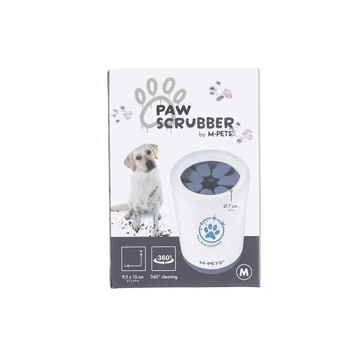 M-PETS PAW SCRUBBER PATİ TEMİZLEME APARATI MEDİUM BEYAZ