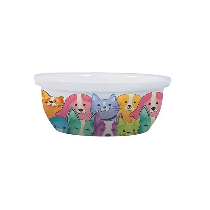 M-PETS PETJOY FEEDME BOWL SERAMİK MAMA KABI MİX COLOR 300 ML