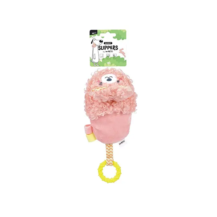 M-PETS SLİPPERS BUNNY KÖPEK OYUNCAĞI PEMBE