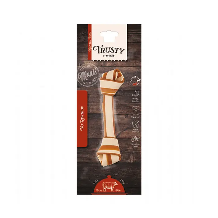 M-PETS TRUSTY SIĞIR ETLİ VE TATLI PATATESLİ KÖPEK ÖDÜLÜ 100GR/20,3CM
