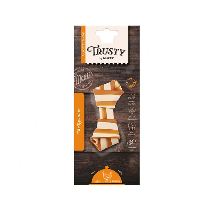 M-PETS TRUSTY TAVUKLU VE TATLI PATATESLİ KÖPEK ÖDÜLÜ 50GR/11,5CM