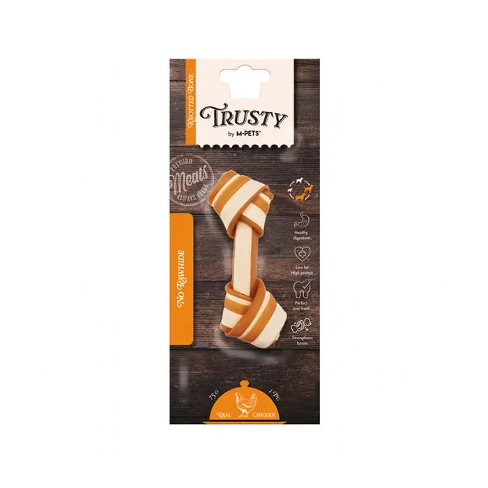 M-PETS TRUSTY TAVUKLU VE TATLI PATATESLİ KÖPEK ÖDÜLÜ 50GR/12,7CM