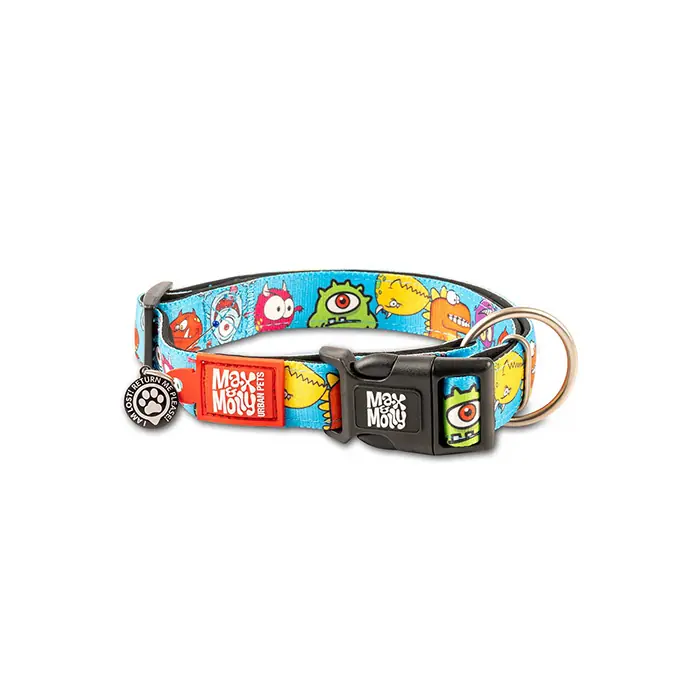 MAX & MOLLY LİTTLE MONSTER SMART ID KÖPEK BOYUN TASMASI LARGE