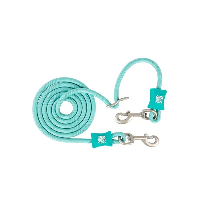 MAX & MOLLY MATRİX 2.0 ROPE LEASH ÇOK FONKSİYONLU KÖPEK GEZDİRME KAYIŞI TURKUAZ MEDİUM