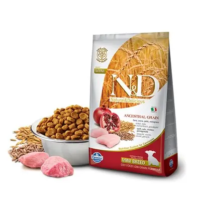 N&D DÜŞÜK TAHILLI TAVUK-NAR KÜÇÜK IRK YAVRU KÖPEK MAMASI 7 KG