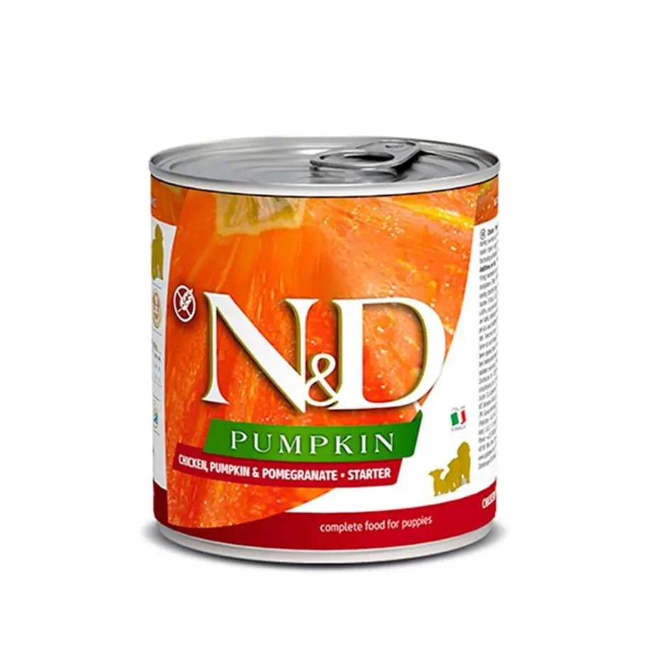 N&D PUMPKİN STARTER BALKABAKLI TAVUKLU YAVRU KÖPEK KONSERVESİ 285 GR