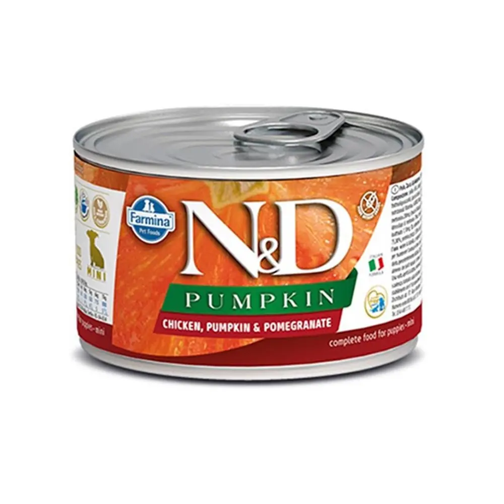 N&D PUMPKİN TAVUKLU STARTER PUPPY MİNİ KÖPEK KONSERVESİ 140 GR