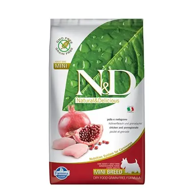N&D TAHILSIZ TAVUK-NAR ADULT MİNİ YETİŞKİN KÜÇÜK IRK KÖPEK MAMASI 2,5 KG