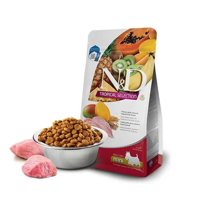 N&D TROPİCAL SELECTİON TAVUKLU VE TROPİKAL MEYVELİ MİNİ IRK YETİŞKİN KÖPEK MAMASI 5KG