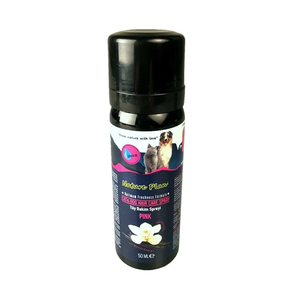 NATURE PLAN PİNK KEDİ KÖPEK TÜY BAKIM SPREYİ 50 ML