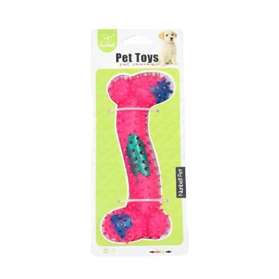 NUNBELL DİKENLİ KEMİK KÖPEK OYUNCAĞI 15CM