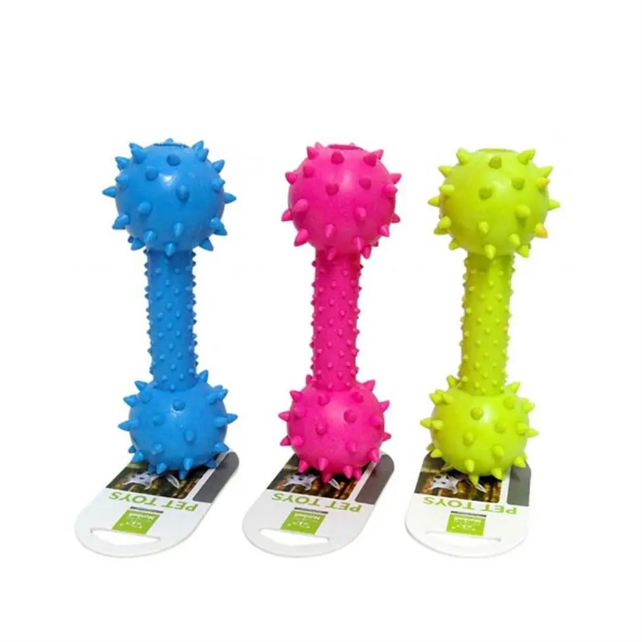 NUNBELL DUMBELL ÇINGIRAKLI PLASTİK KÖPEK OYUNCAĞI