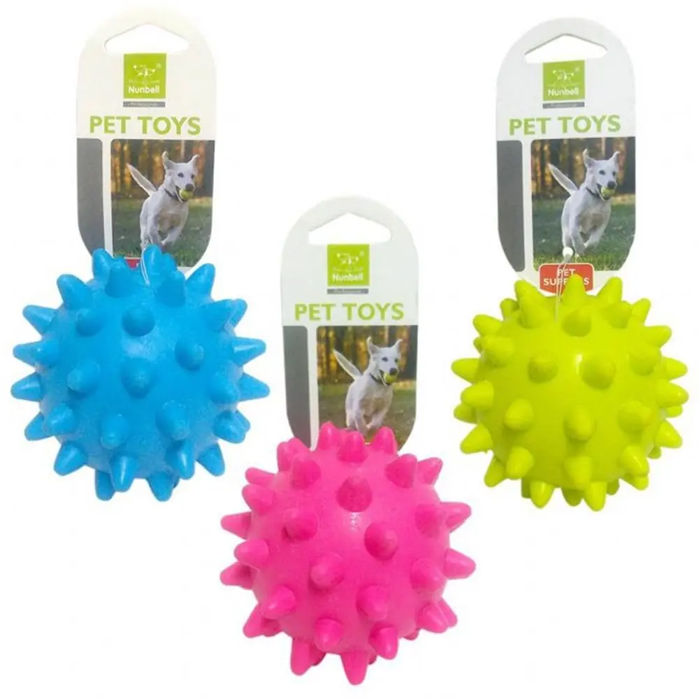 NUNBELL SESLİ KİRPİ TOP KÖPEK OYUNCAĞI 9 CM