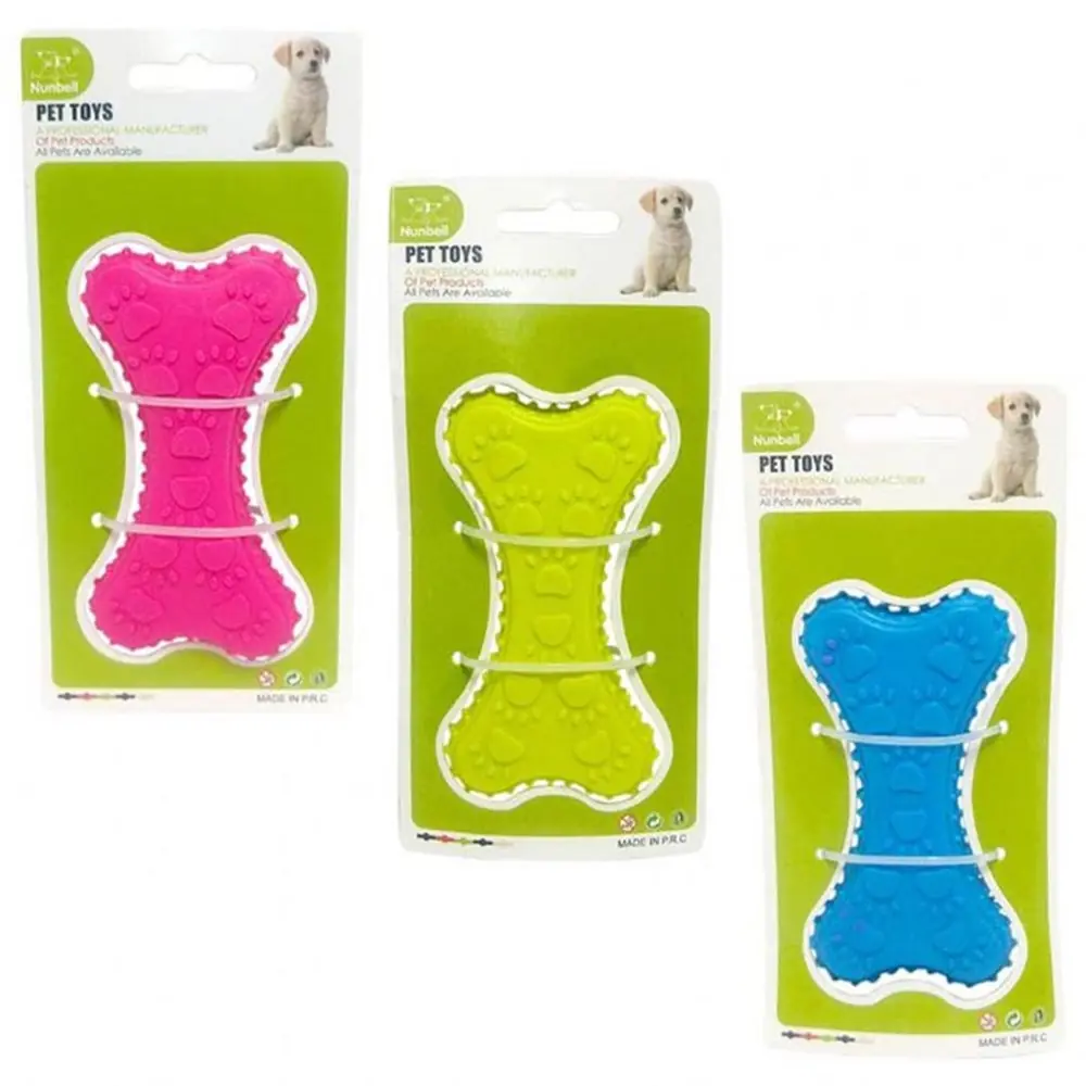 NUNBELL YASSI KEMİK KÖPEK OYUNCAĞI 10 CM