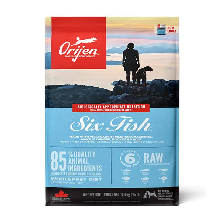 ORİJEN SİX FİSH KÖPEK MAMASI 11,4 KG