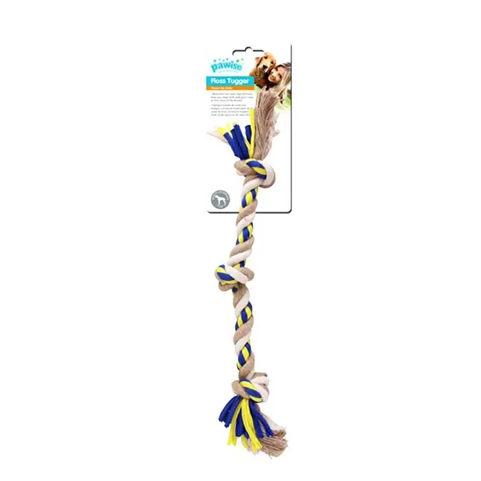 PAWİSE FLOSS TUGGER 3 DÜĞÜMLÜ DİŞ İPİ KÖPEK OYUNCAĞI 47 CM