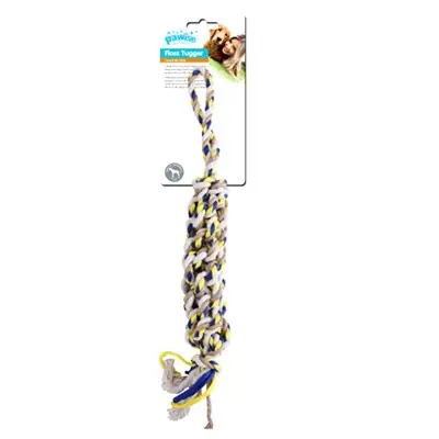 PAWİSE FLOSS TUGGER TUTMA SAPLI İP ÇUBUK KÖPEK OYUNCAĞI 43 CM