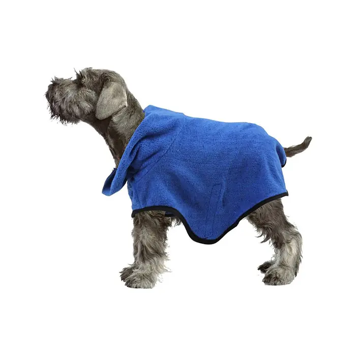 PAWİSE KÖPEK BORNOZU XLARGE 118X60CM MAVİ